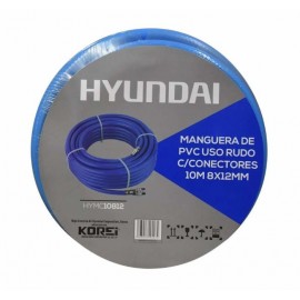 Hyundai HYMC10812 Manguera de PVC uso rudo con conectores 10M 8X12MM