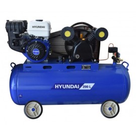 Hyundai HYAC209G Compresor 200 Lts motor a gasolina 9.3 HP