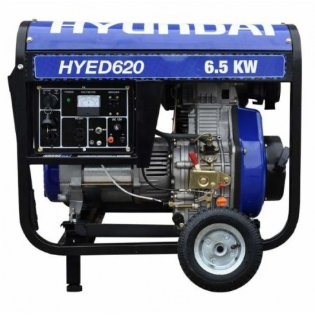 Hyundai HYED620XT Generador a Diésel 6.5Kw monofasico